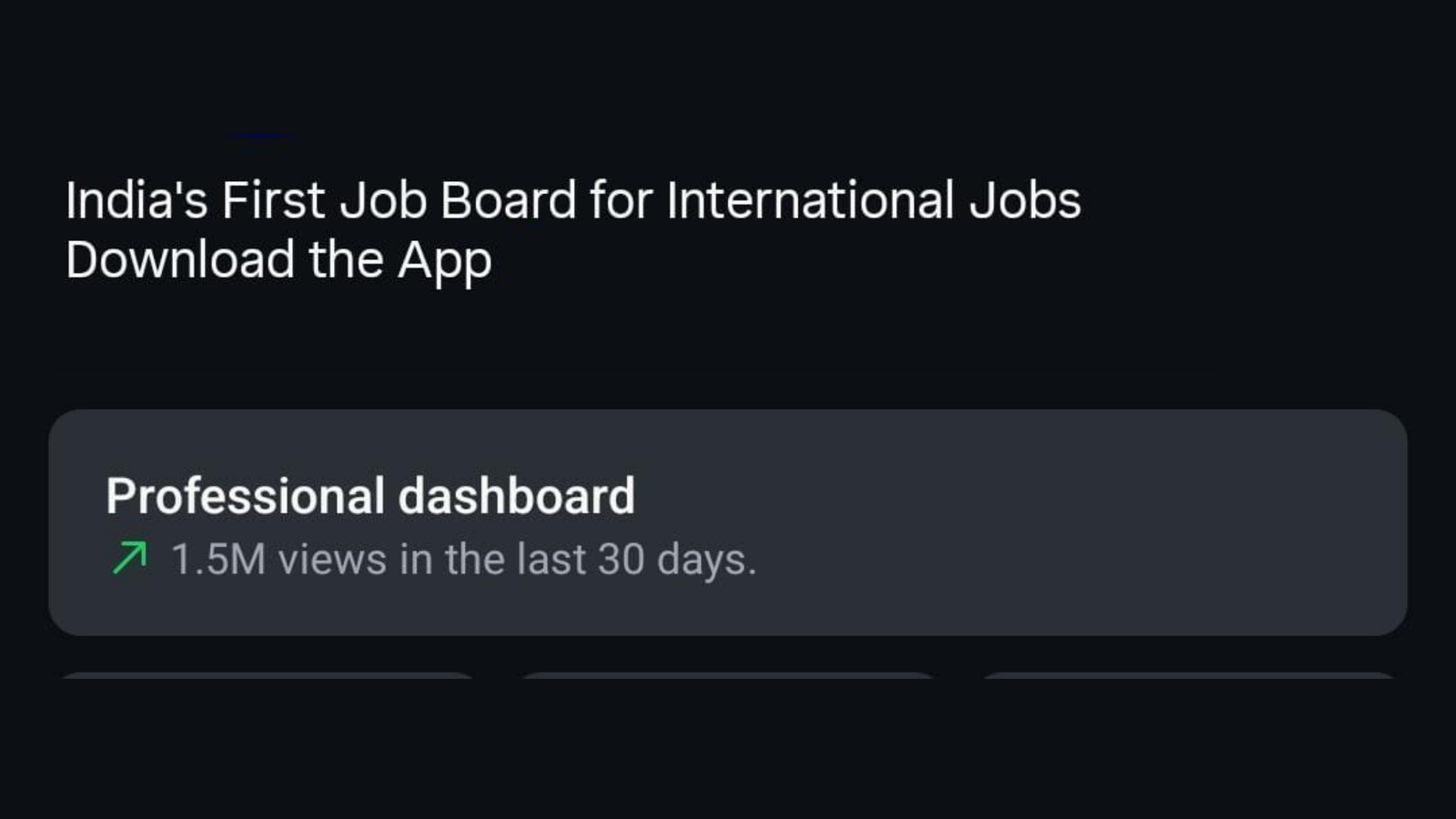 Boon.ai Instagram professional dashboard showing 1.5 million views in the last 30 days